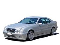Резиновые автоковрики Mercedes-Benz CLK-klasse I (W208) (Мерседес ЦЛК класс 208) (1997-2002)