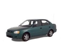 Резиновые автоковрики Hyundai Accent II (Хендай Ацент 2) (2000-2012)