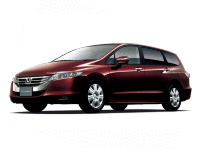 Резиновые автоковрики Honda Odyssey II (Хонда Одиссей 2) (1999-2004) правый руль 
