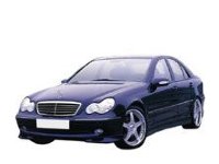 Резиновые автоковрики Mercedes-Benz C-klasse II (W203) (Мерседес Ц класс 203) (2000-2007)